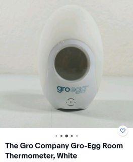 The Go Egg room thermometer white
