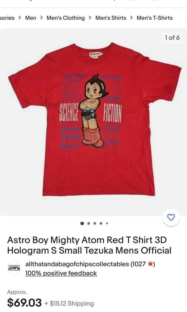 ASTRO BOY HOLOGRAM SHIRT, Men's Fashion, Tops & Sets, Tshirts & Polo Shirts  on Carousell