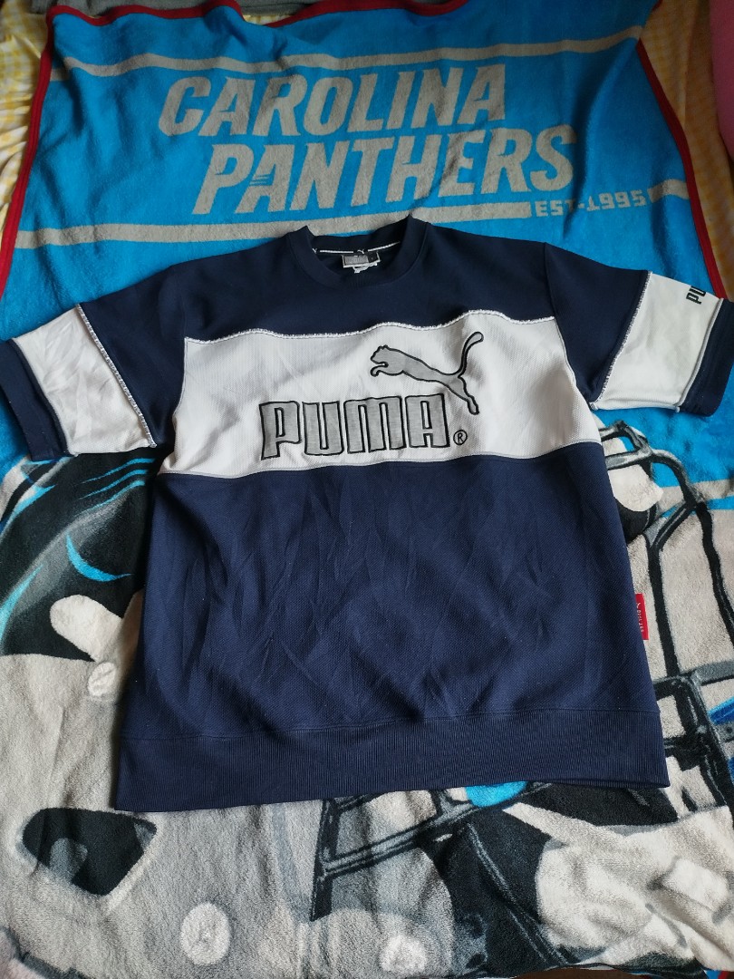 Vintage Puma shirt, Men's Fashion, Tops 