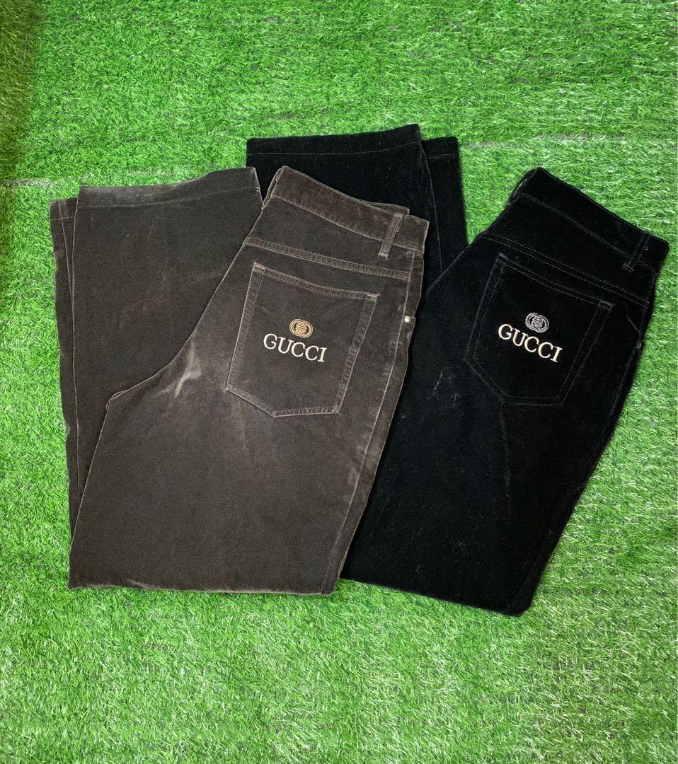 Vintagw Bootleg Gucci Cords pants, Men 