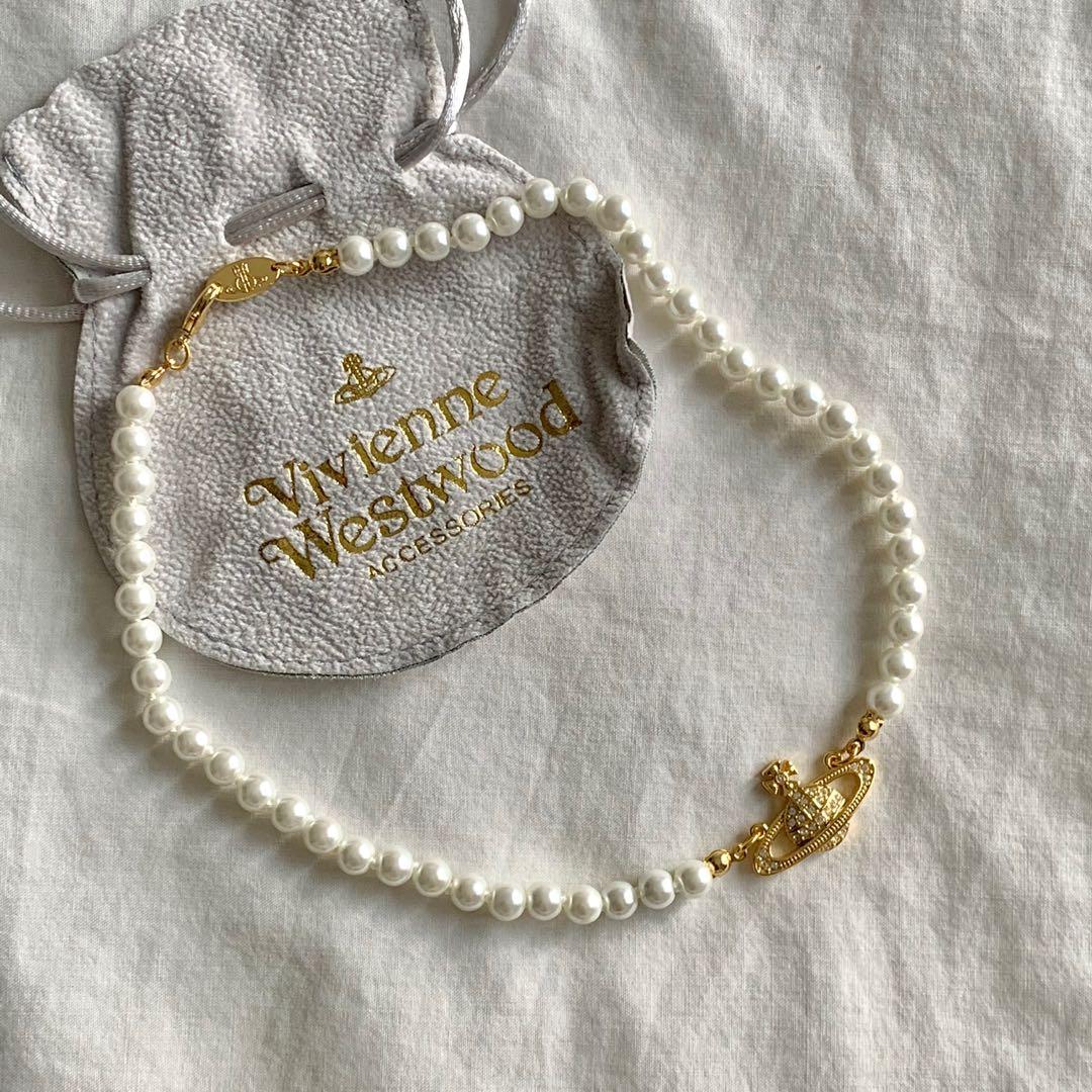 Vivienne Westwood pearl necklace Luxury, Accessories on Carousell