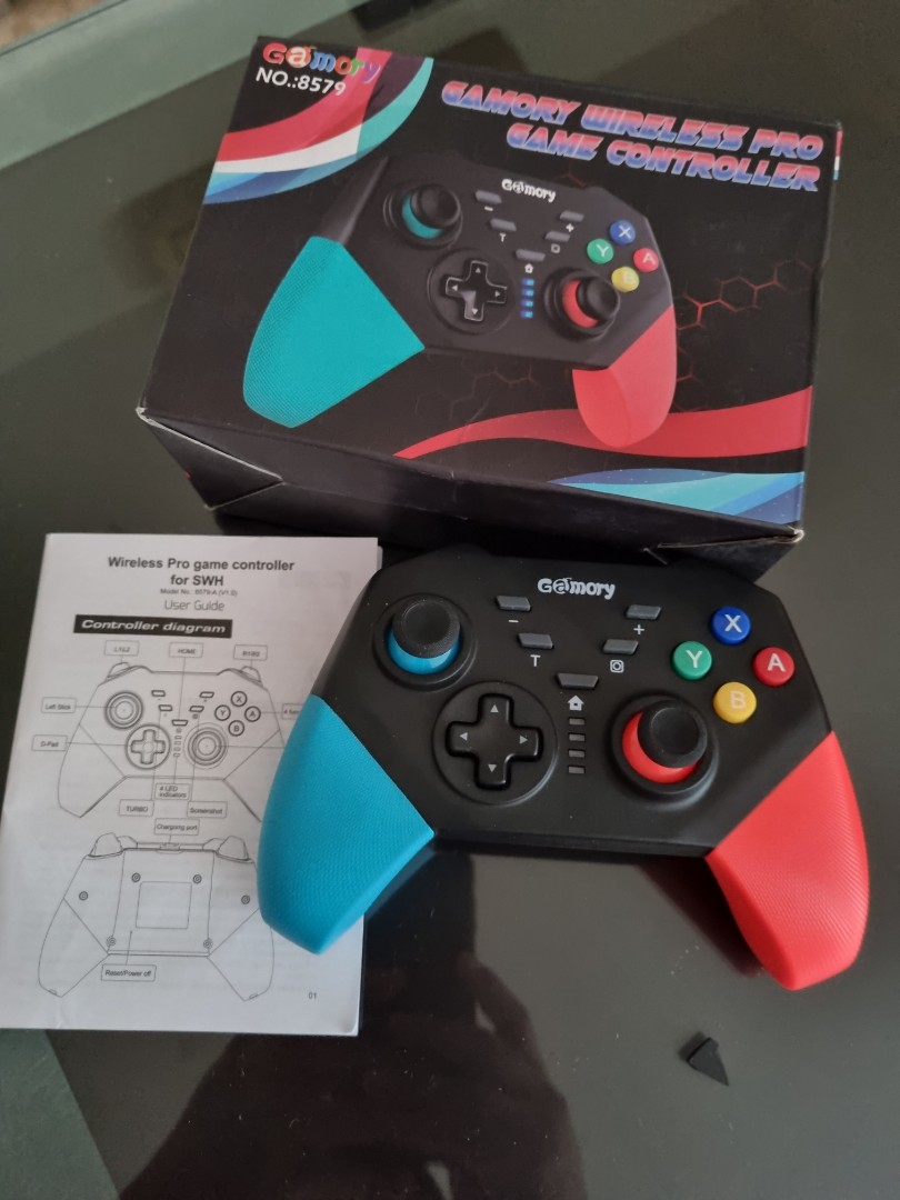 Gamory wireless controller top for nintendo switch