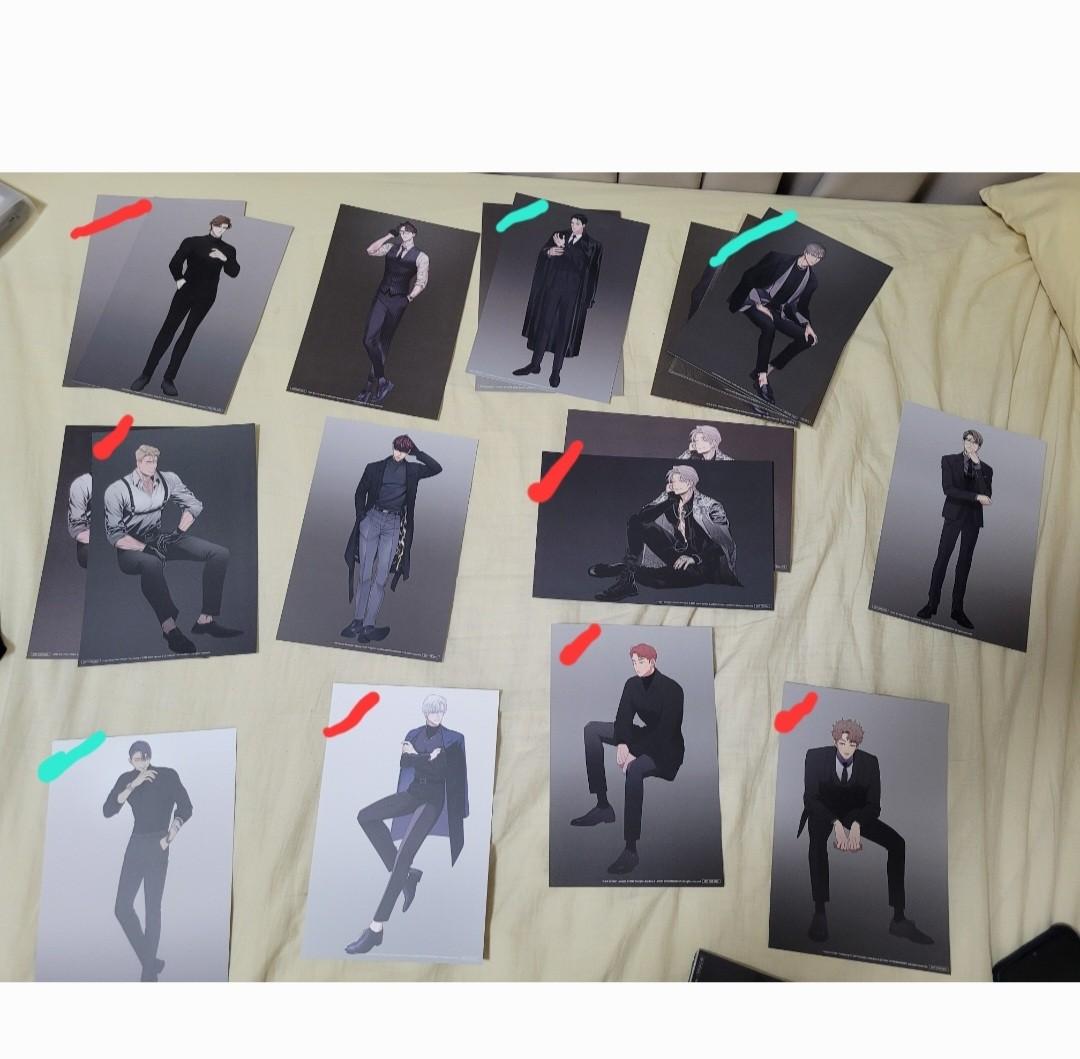 wts-lezhin-black-tiger-calendar-postcards-bl-yaoi-hobbies-toys
