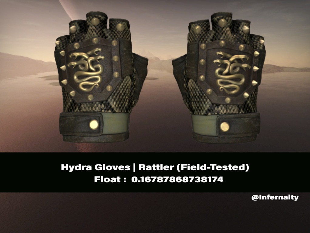 (0.16FV) Hydra Gloves Rattler FT CSGO SKINS KNIVES, Video Gaming