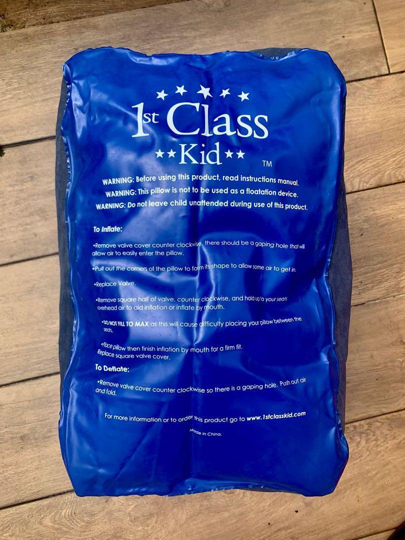 1st Class Kid inflatable foot rest for plane travel, Babies & Kids