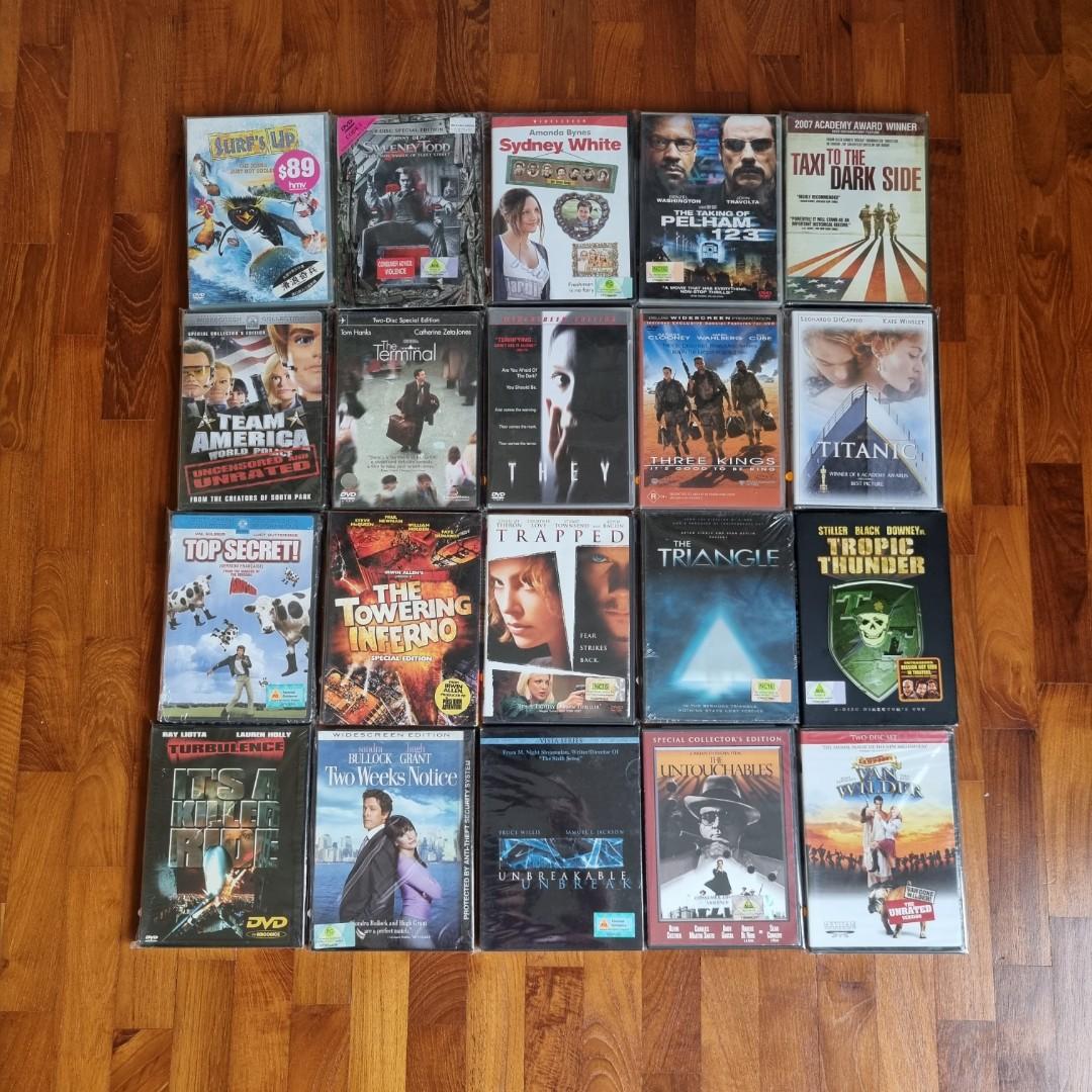 200 DVD titles for SALE - Originals, Code 1 to 4, Star Wars, Spiderman ...