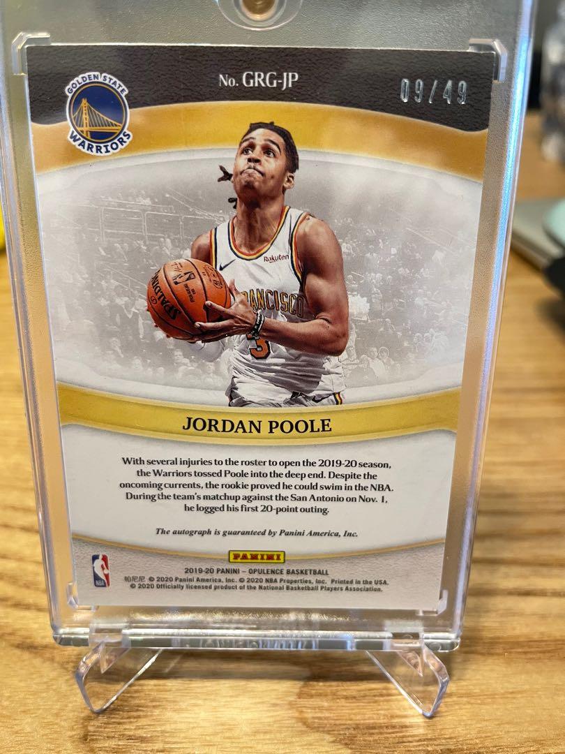 生産完了商品 19-20 Panini Noir Jordan Poole RC AUTO | www