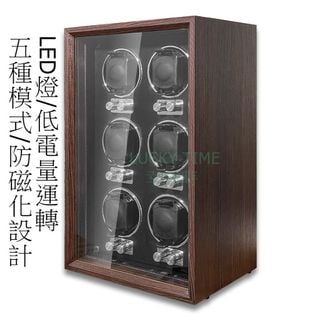 Sham Shui Po Store with Large Stock Available for Trial Automatic Winding Watch Box Watch Case Watch Winder 4 Operation Modes Optional Rotation Direction: Clockwise, Counterclockwise, Alternating Clockwise and Counterclockwise A9 6 AUTO BLACK64237985872130110