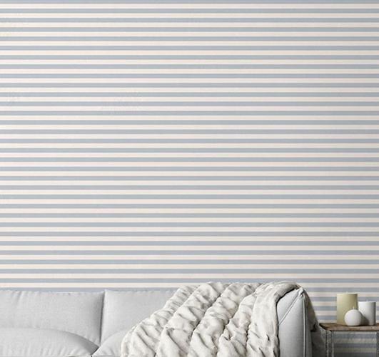韓國正版無殘膠水貼壁紙牆紙牆貼wall Paper 繽紛藍白間條 53cm 53cm 傢俬 家居 家居裝飾 牆上裝飾 Carousell