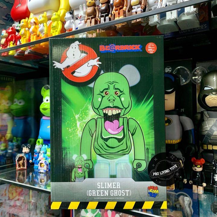 MEDICOM TOY - BE@RBRICK SLIMER 100％ &amp; 400％ Amazon.com: MEDICOM TOY CORPORATION BE@RBRICK Slimer (Green