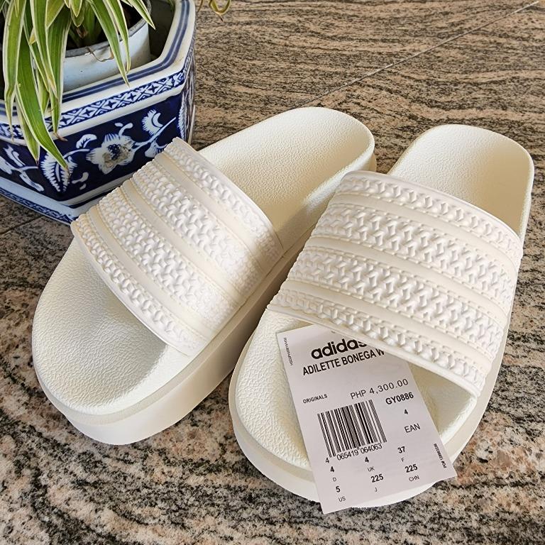 Adidas Adilette Bonega, Women's Fashion, Footwear, Slippers and slides on  Carousell