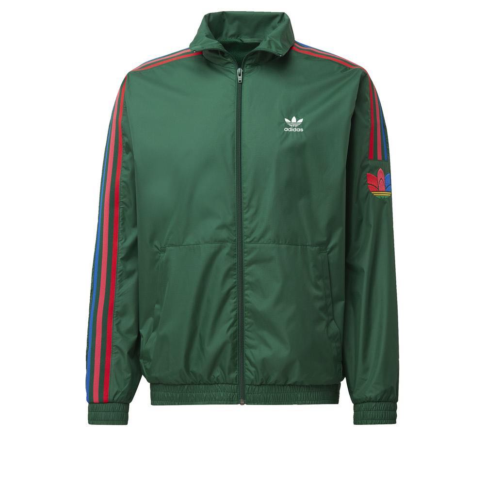 Adidas jacket sales green