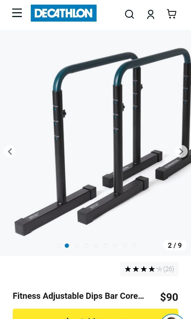 Parallel bar 2025 dips decathlon