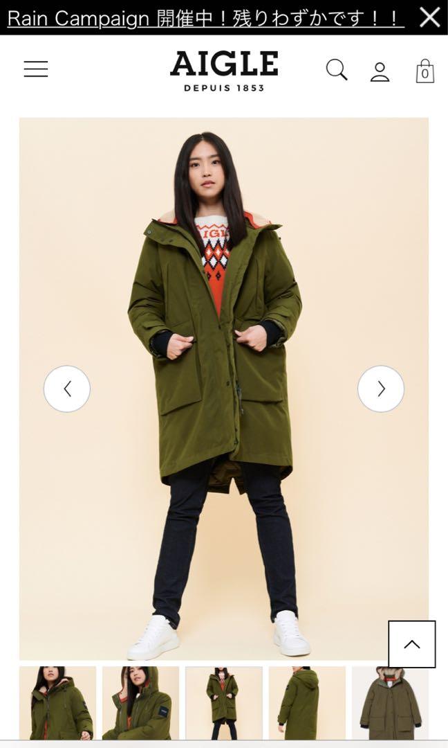 Aigle Gore-tex down coat, 女裝, 外套及戶外衣服- Carousell