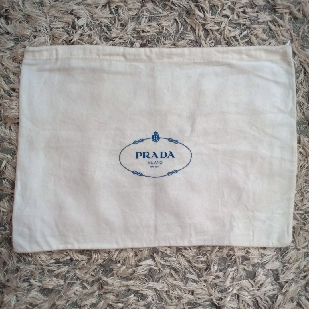 Authentic Prada dust bag 13x17 inches, Luxury, Bags & Wallets on Carousell