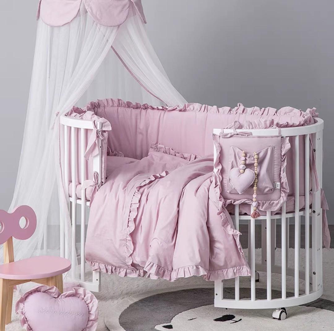 Baby Pink Cot Canopy Babies Kids Baby Nursery Kids Furniture