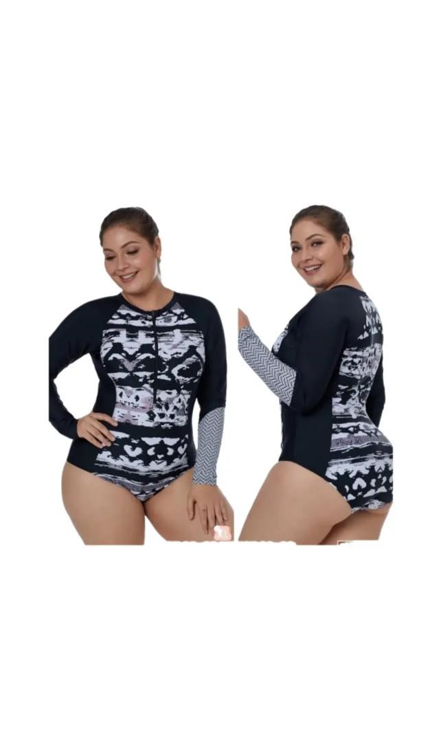 BANGKOK Rashguard SWIMWEAR for PLUS SIZE, Women's Fashion, Swimwear