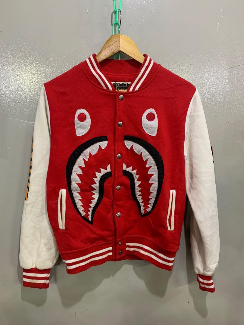Bape Shark varsity jacket Premium