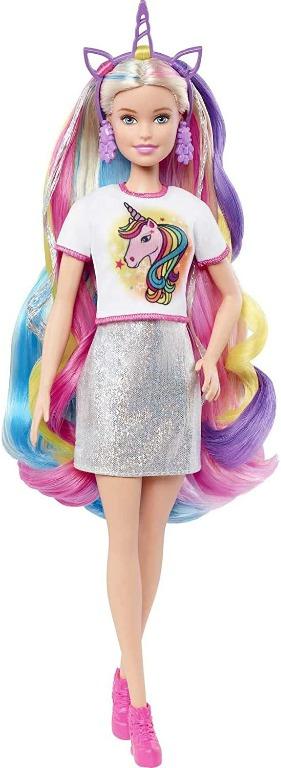 Barbie fab fantasy hair doll shop