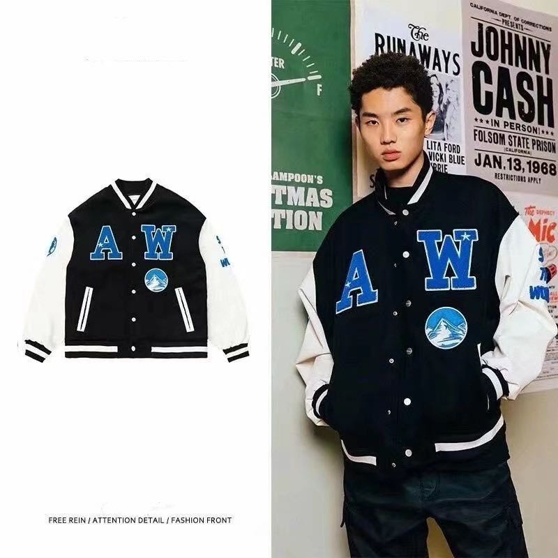 Baseball Jersey Jacket, Men's Fashion 
