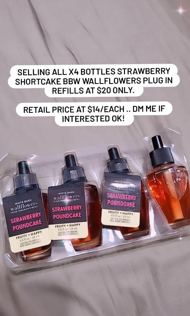 Bath & Body Works Wallflowers Plug Ins Refills BBW Strawberry Shortcake