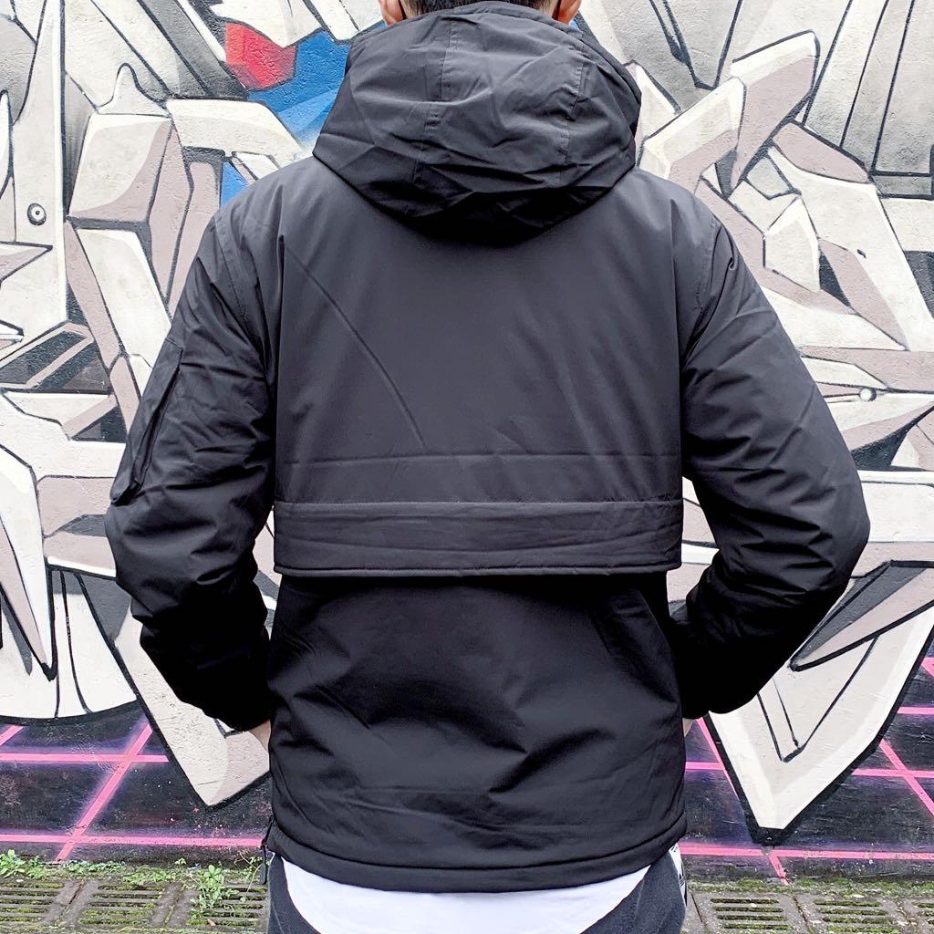 Bershka overhead windbreaker best sale