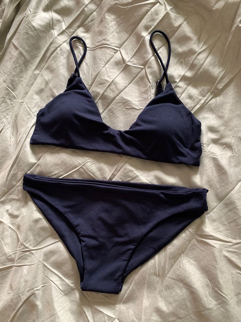 Bikini set | Dark blue bikini | Summer Wear, Women's Fashion, Swimwear ...