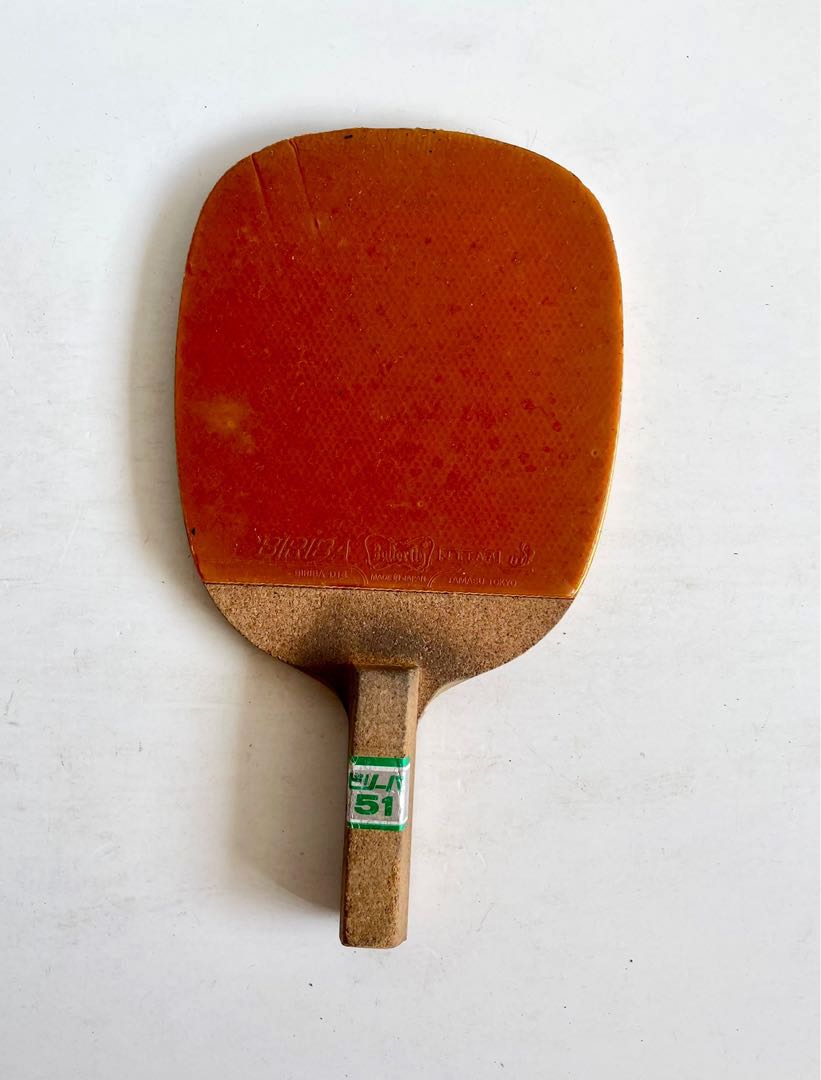 Vintage Butterfly Wakaba Ping Pong Paddle D13 J.T.T.A.A Table Tennis Bat 