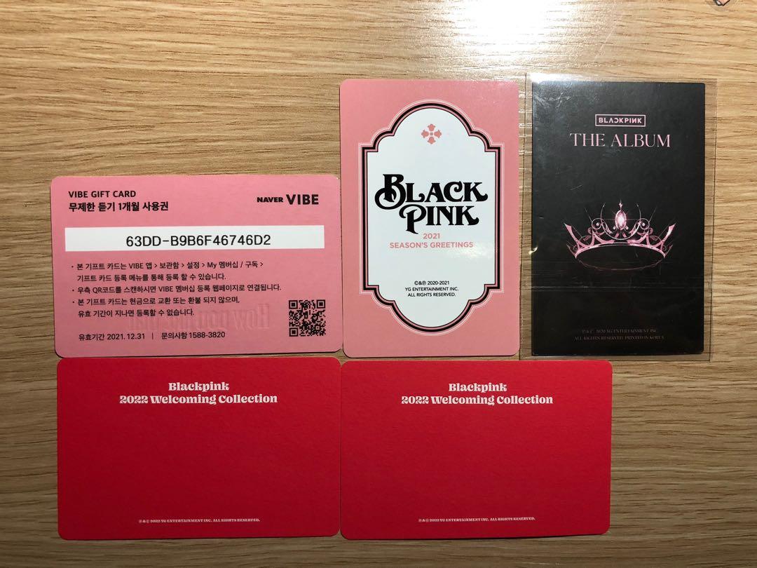 お買い物マラソン限定☆ BLACKPINK KIA ROSÉ POSTCARD ロゼ ポスト