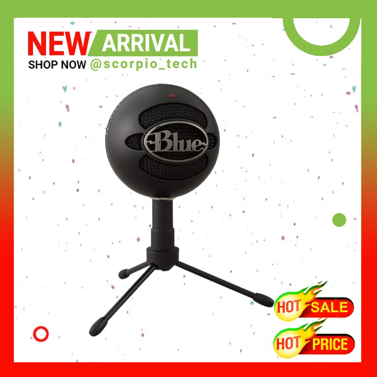 Blue Snowball iCE Condenser Microphone, Cardioid Black, Audio, Microphones on Carousell
