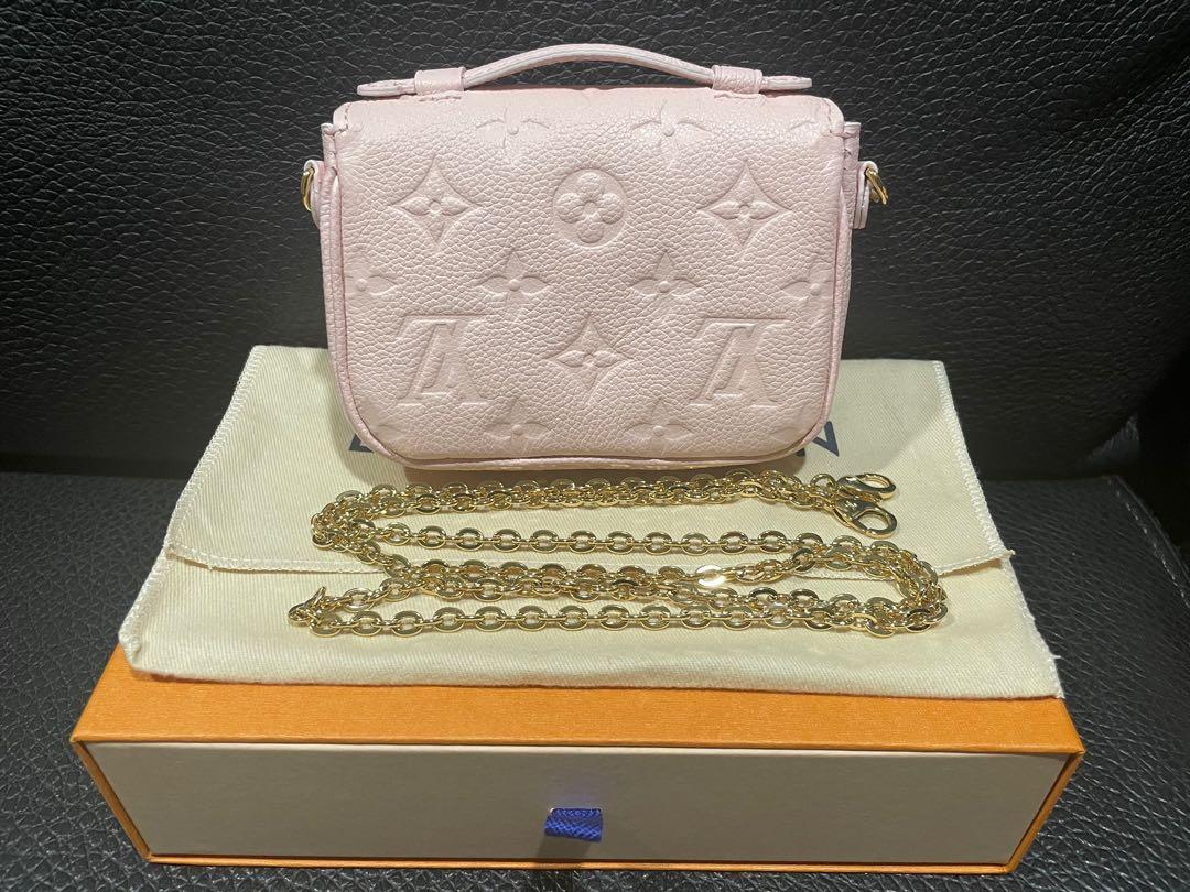 LOUIS VUITTON Empreinte Micro Metis Rose Pink 990774