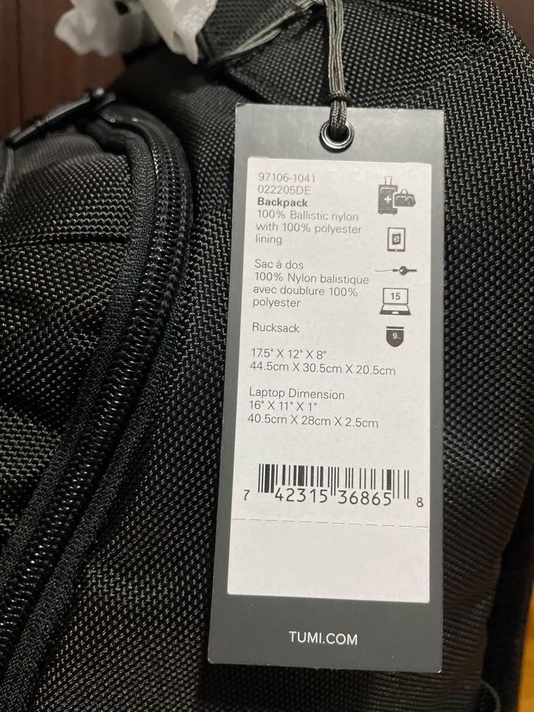 BNWT Authentic TUMI Alpha 3 FXT 