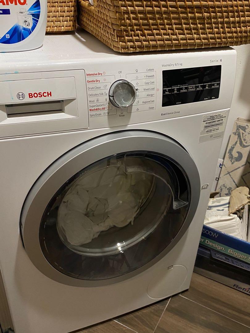 Bosch Serie 6 washing machine, TV & Home Appliances, Washing Machines and Dryers on Carousell