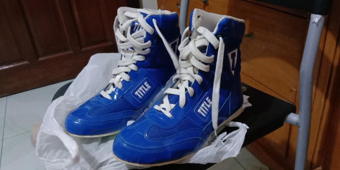 Title hyper speed elite boxing shoes hot sale