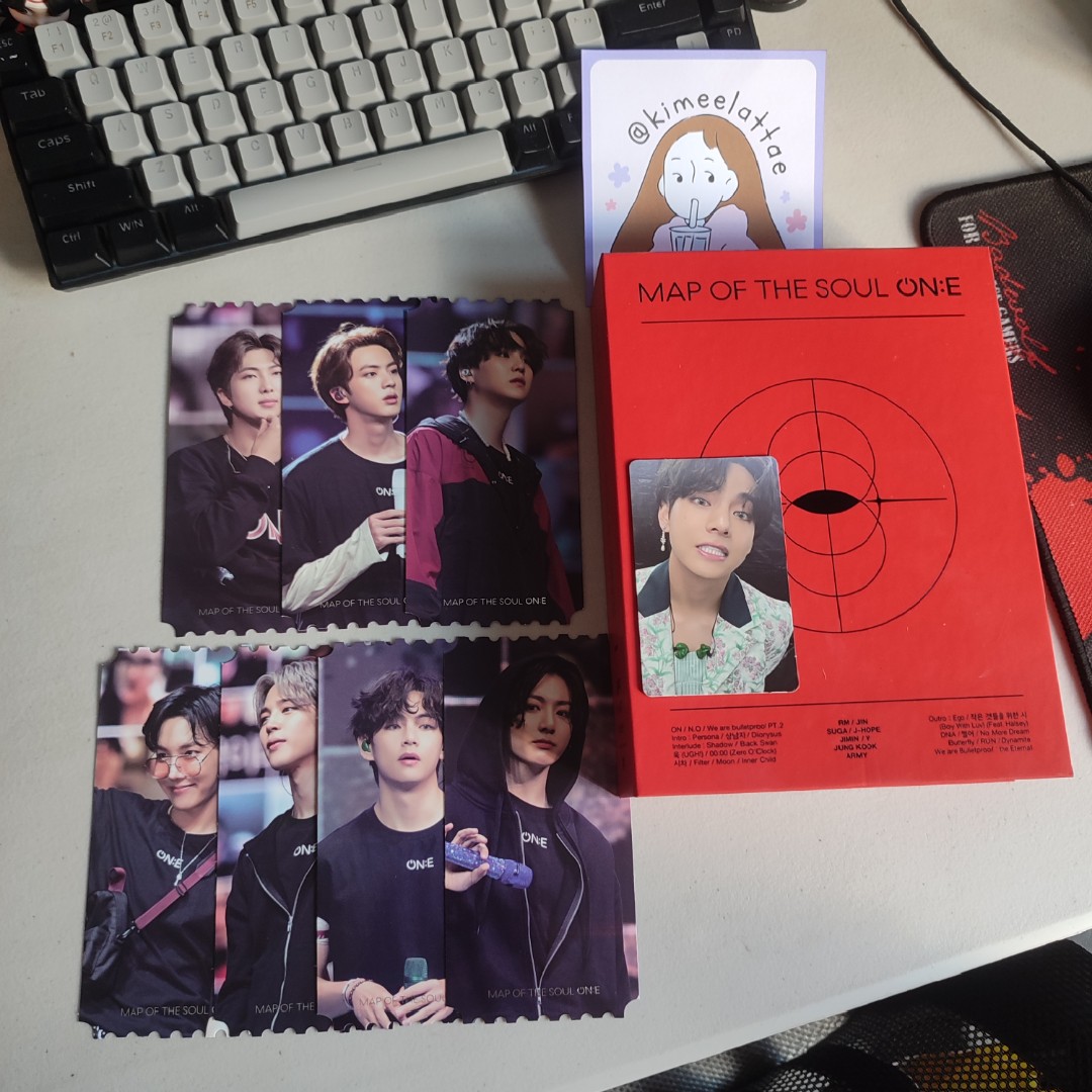 BTS MOTS ON:E DVD With V Taehyung Photocard, Hobbies & Toys ...