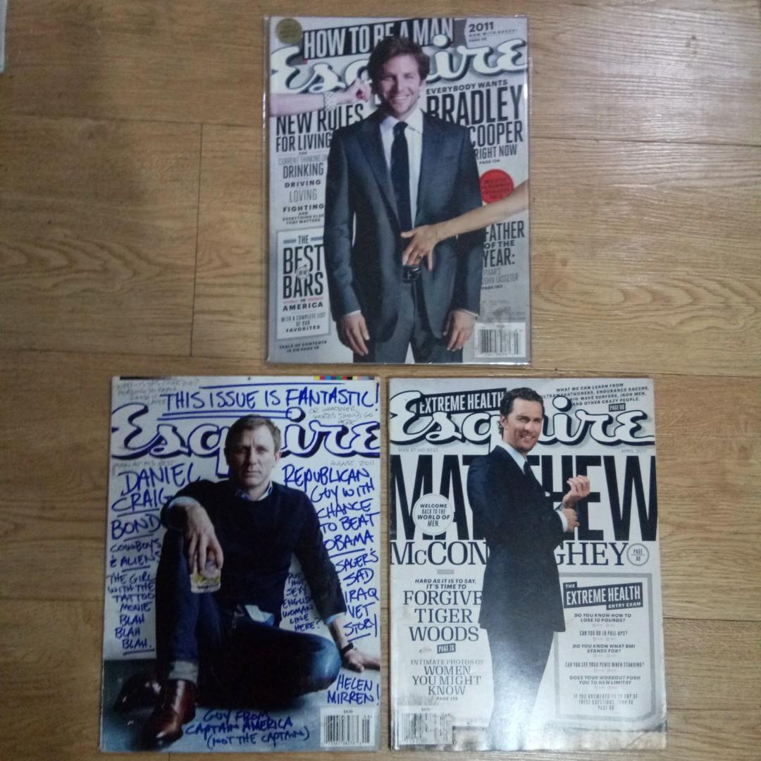 (Bundle Sale) Esquire Magazine (Category: Magazines) located in Taguig. Submitted by garagesale_ph (Listing ID 1164079199, Image 1). Description: 200 for the set..