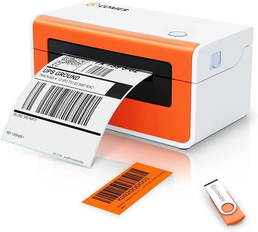 C6200] K Comer Thermal Label Printer 150mm/s- Desktop 4x6 ...