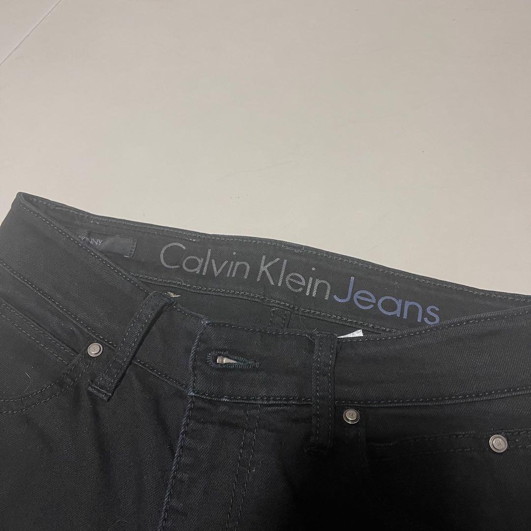 calvin klein skinny black jeans