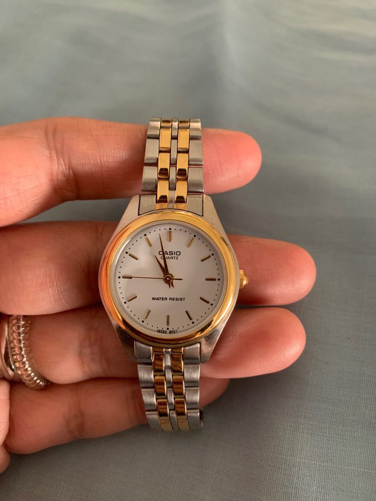 Casio two new arrivals tone ladies watch