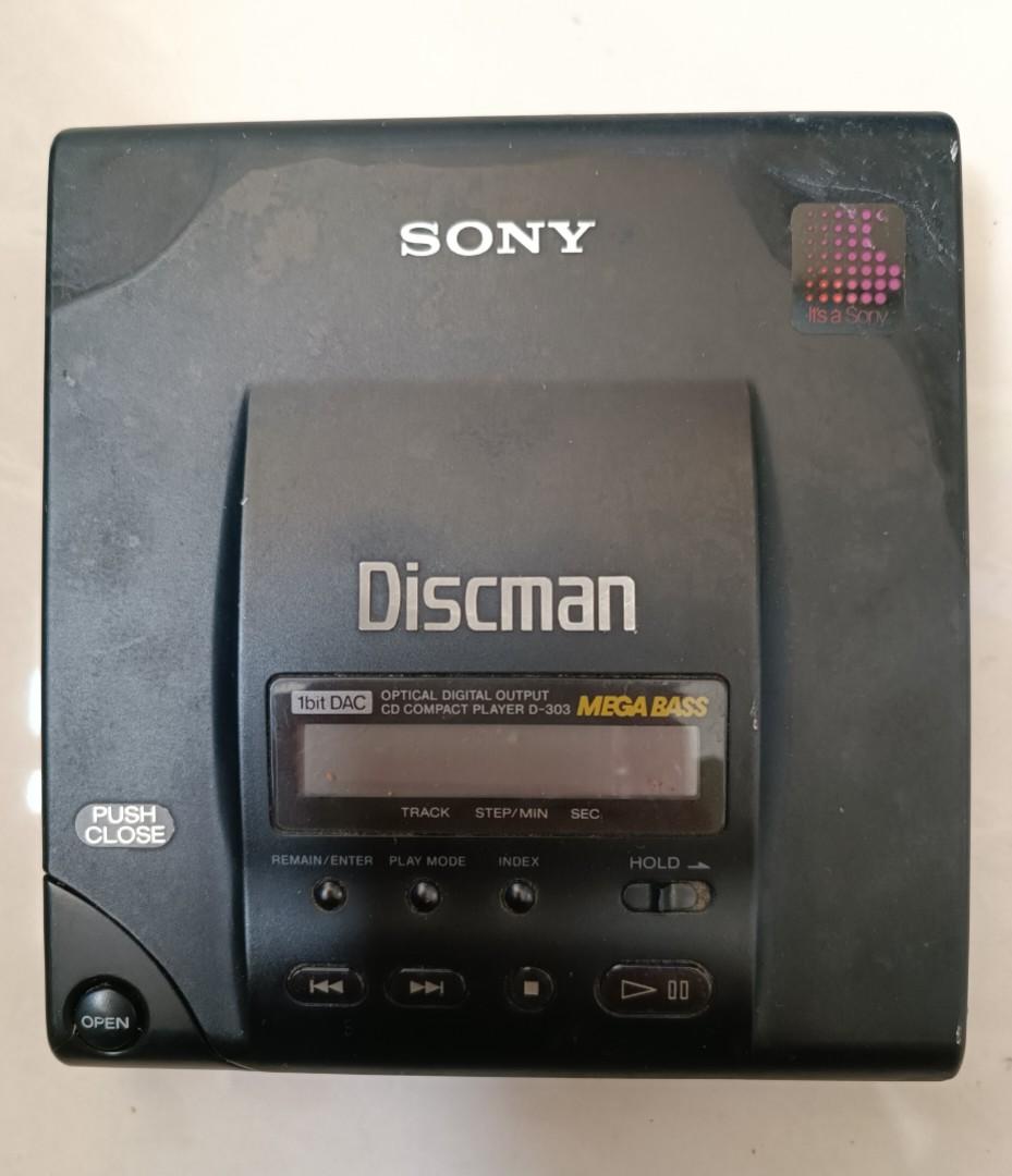 CD player Sony Discman D-303 零件機, 音響器材, 音樂播放裝置MP3及CD