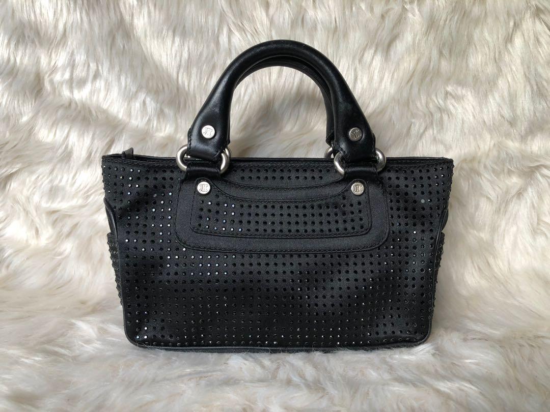 CELINE BOOGIE SILK BAG (Category: Luxury Bags & Wallets) located in Naga. Submitted by shieshop (Listing ID 1164093393, Image 1). Description: Celine Boogie silk bag from Japan Sign of usage Preloved From 9500 .