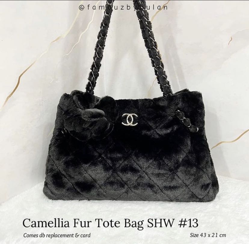 furry chanel bag