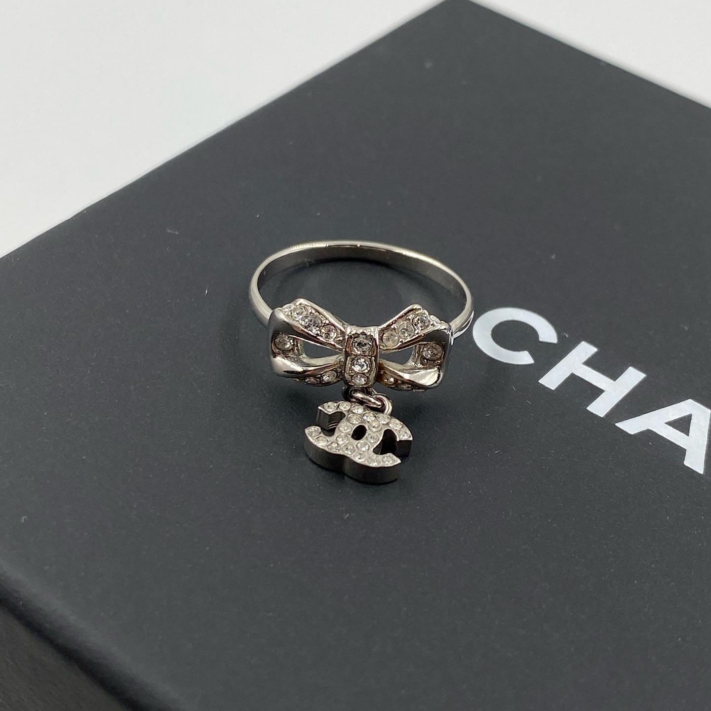 Chanel ribbon ring sale