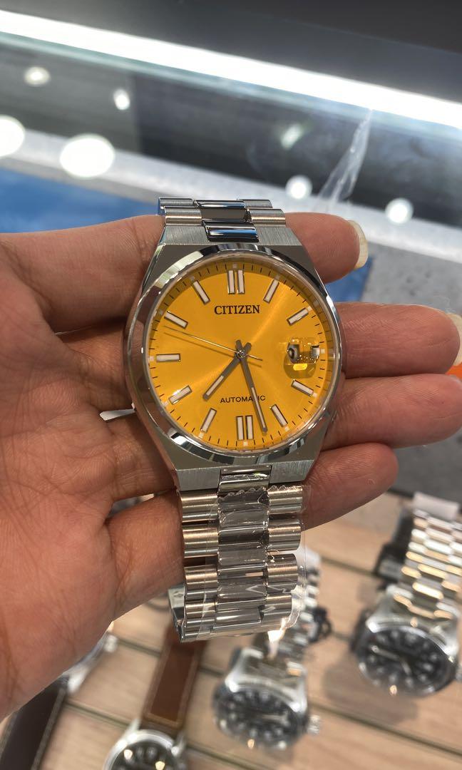 Yellow citizen watch deals