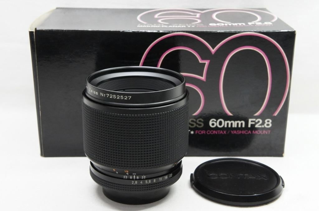 9934【外観美品】 CONTAX コンタックス Makro-Planar T*60mm F2.8 AE - カメラ、光学機器