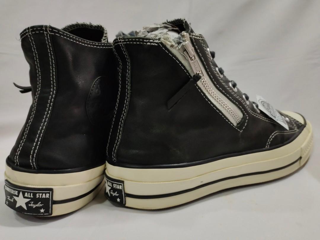 Converse CT70 Black Label Side Zip Leather, Men's Fashion