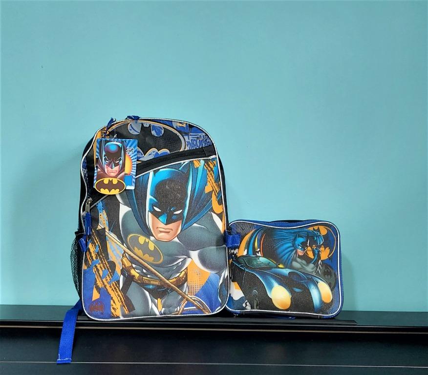 DC Batman Backpack with Lunch Bag Set (Category: Backpacks) located in Quezon City. Submitted by littlebums (Listing ID 1164118231, Image 2). Description: DC Batman Backpack Brand new from US original price is 2000.
