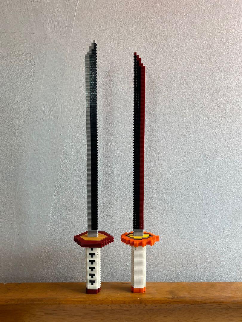 Demon Slayer Lego Sword Kimetsu No Yaiba Rengoku Giyu Tomioka, Hobbies & Toys, Toys & Games on