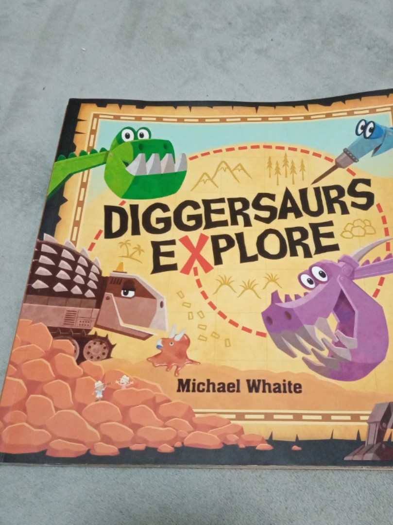 Dinosaurs Book - Diggersaurs Explore, Babies & Kids, Infant Playtime on ...
