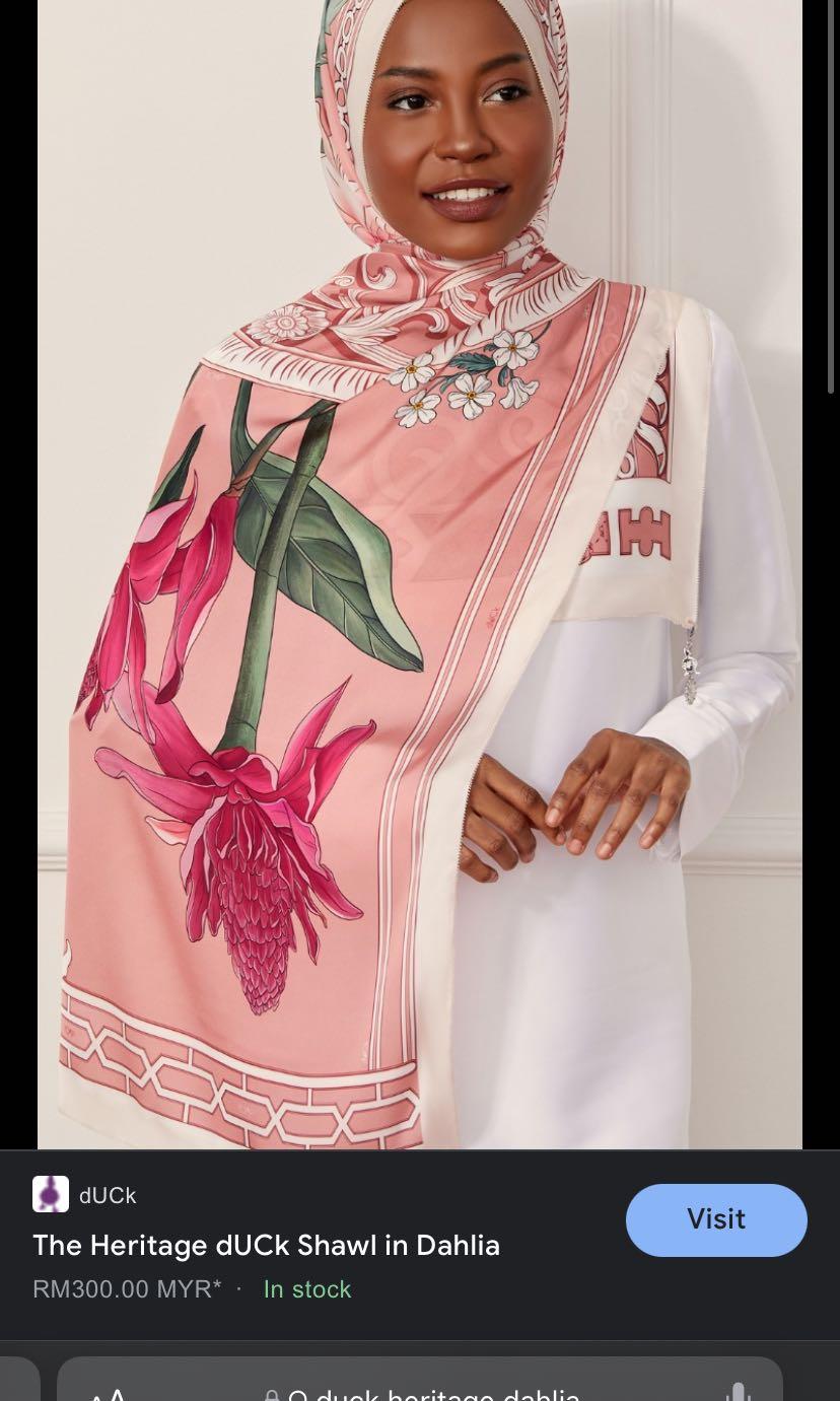 Duck The Heritage Shawl Dahlia Women s Fashion Muslimah Fashion